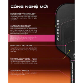 vot pickleball facolos hybrid 2 0 2025 16mm chinh hang 2