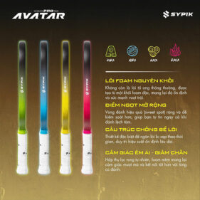 vot pickleball sypik avatar 16mm chinh hang 2