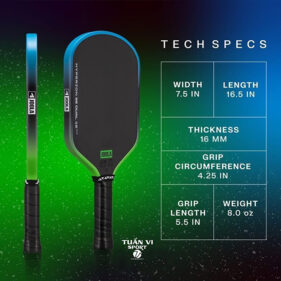 vot pickleball joola 3s dual hyperion 16mm chinh hang