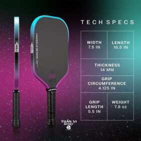 vot pickleball joola 3s dual perseus 14mm chinh hang