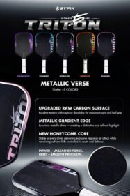 Vợt Pickleball Sypik Sypik Triton 5 Pro Ultimate - 16mm - RisePink - Chính Hãng 1 vot pickleball sypik sypik triton 5 pro ultimate 16mm dream chinh hang 7