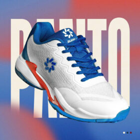 Giày Pickleball / Tennis Jogarbola Panto I - White - Chính Hãng 2 giay pickleball tennis jogarbola panto i white chinh hang 4