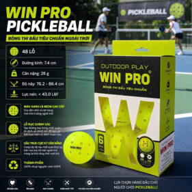 Bóng Pickleball Win Pro 48 lỗ - Chính hãng 1 bong pickleball win pro 48 lo chinh hang 2