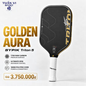 Vợt Pickleball Sypik Triton 5 Pro Ultimate New Tones ( Version 3 ) - Candy Kiss - 16mm - Chính Hãng 2 vot pickleball sypik triton 5 pro ultimate new tones version 3 16mm chinh hang 3