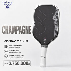 Vợt Pickleball Sypik Triton 5 Pro Ultimate New Tones ( Version 3 ) - Candy Kiss - 16mm - Chính Hãng 6 vot pickleball sypik triton 5 pro ultimate new tones version 3 16mm chinh hang 5